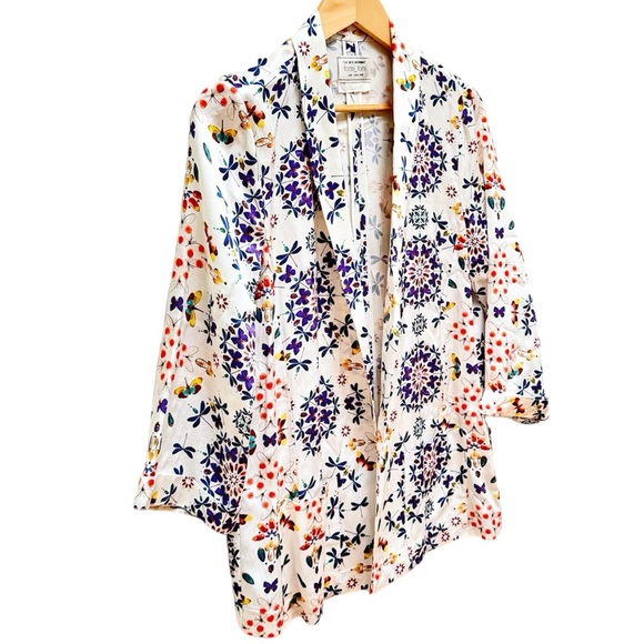 forte_forte Kaleidoscope Butterfly Print Blazer
